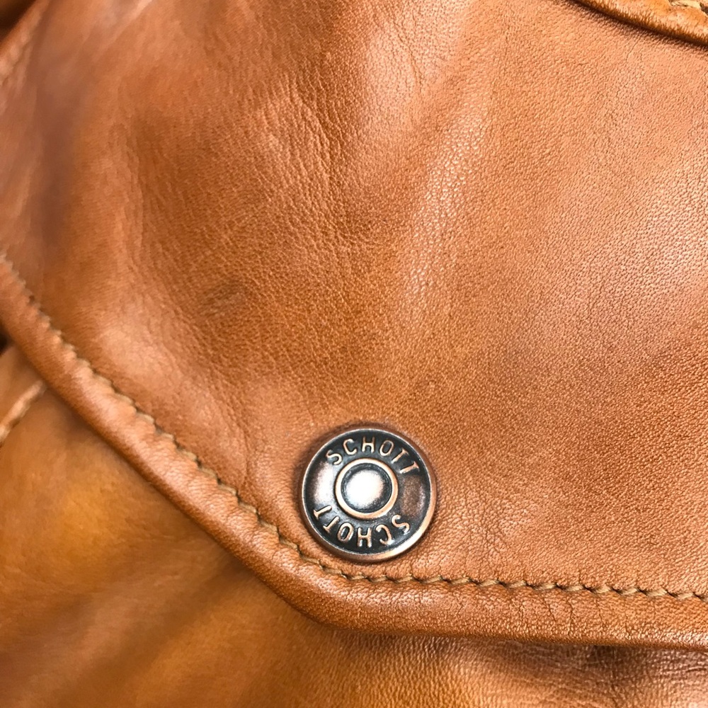 SOLD -1980’s Schott I-S 674 M-S Flight Jacket - Picture 6 of 8